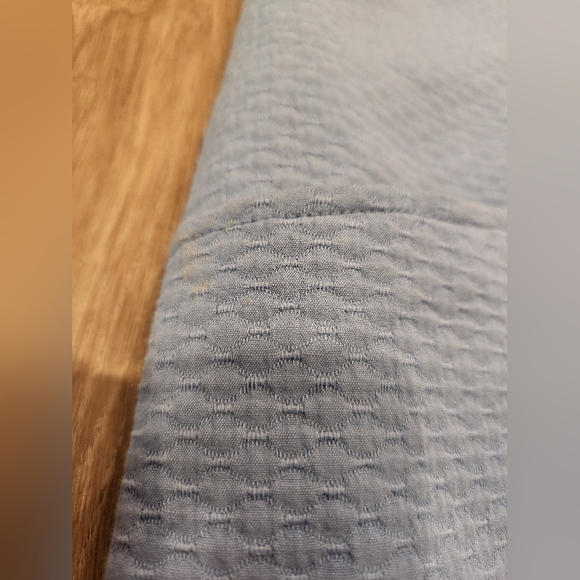 J. Mclaughlin Sheath Little Blue Dress Size 10 Short Cap Sleeves, Textured Fabri - Picture 6 of 15